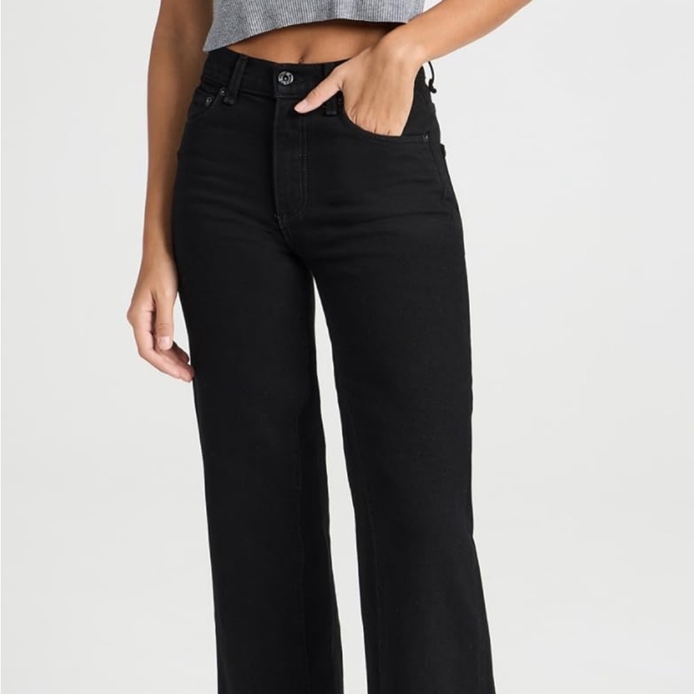 ASKK NY Slim Ankle Crop Jeans in Black